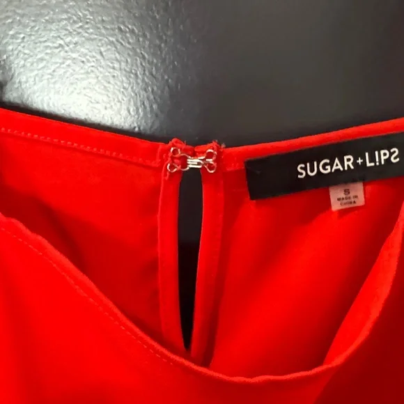 Sugarlips Scarlet Ruffle Sleeve Blouse - Picture 3 of 5